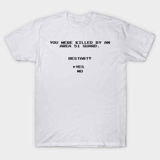 Storm Area 51 Gamer Theme Meme T-Shirt by renzkarlo